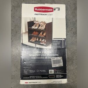 Rubbermaid Fasttrack Closet Shoe Organizer